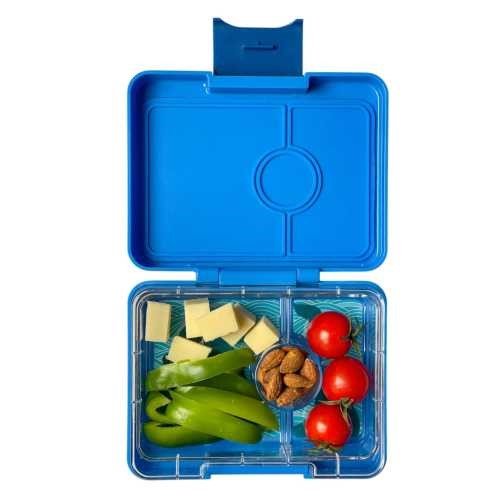 FIAMBRERA HERMÉTICA YUMBOX ·3 COMPARTIMENTOS BLUE SURF SHARK· - Happy Moments Baby