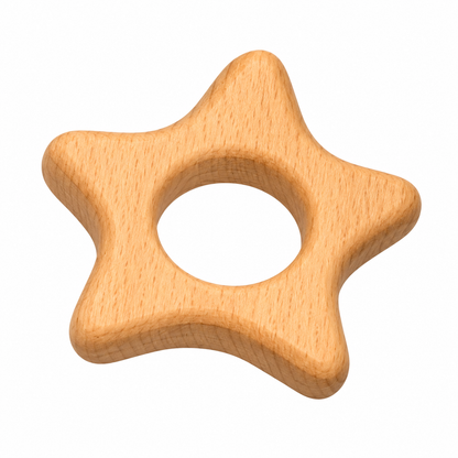Figura de madera estrella