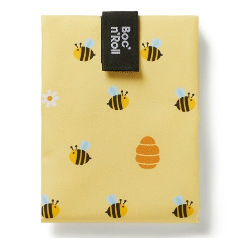FUNDA PARA BOCADILLOS ECOLÓGICA ·BEES· - Happy Moments Baby