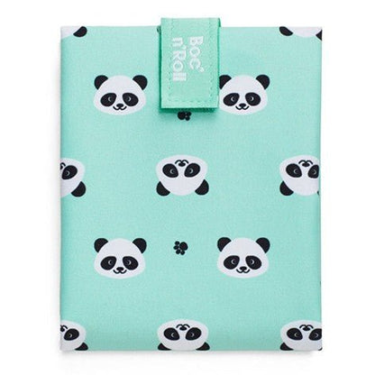 FUNDA PARA BOCADILLOS ECOLÓGICA ·BOC'N'ROLL PANDA· - Happy Moments Baby