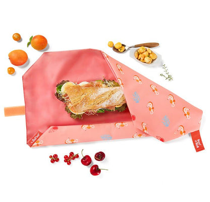 FUNDA PARA BOCADILLOS ECOLÓGICA ·BOC'N'ROLL SEAHORSE· - Happy Moments Baby