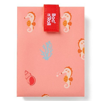 FUNDA PARA BOCADILLOS ECOLÓGICA ·BOC'N'ROLL SEAHORSE· - Happy Moments Baby