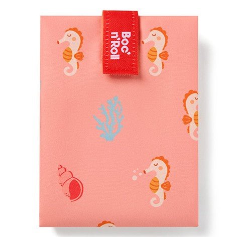 FUNDA PARA BOCADILLOS ECOLÓGICA ·BOC'N'ROLL SEAHORSE· - Happy Moments Baby