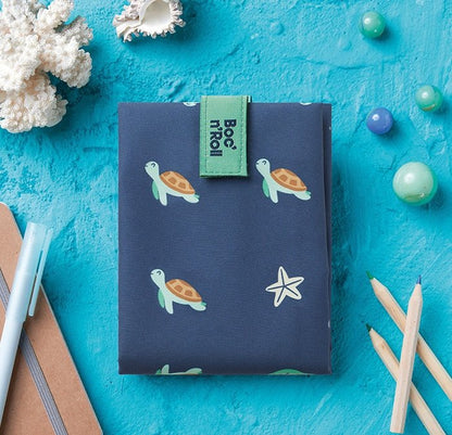 FUNDA PARA BOCADILLOS ECOLÓGICA ·BOC'N'ROLL TURTLE· - Happy Moments Baby