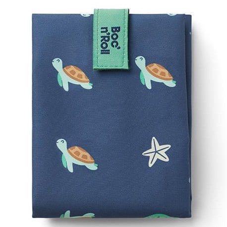 FUNDA PARA BOCADILLOS ECOLÓGICA ·BOC'N'ROLL TURTLE· - Happy Moments Baby