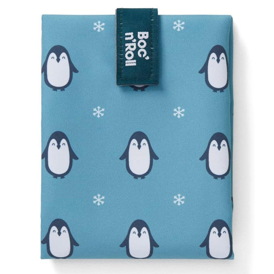 FUNDA PARA BOCADILLOS ECOLÓGICA ·PENGUIN· - Happy Moments Baby
