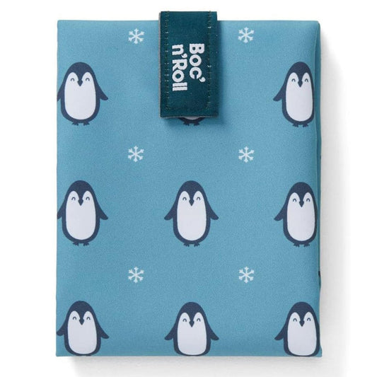 FUNDA PARA BOCADILLOS ECOLÓGICA ·PENGUIN· - Happy Moments Baby