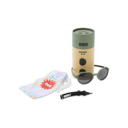 GAFAS FLEXIBLES DE PROTECCIÓN SOLAR (2 - 4 AÑOS) ·OOZZ KAKI· - Happy Moments Baby