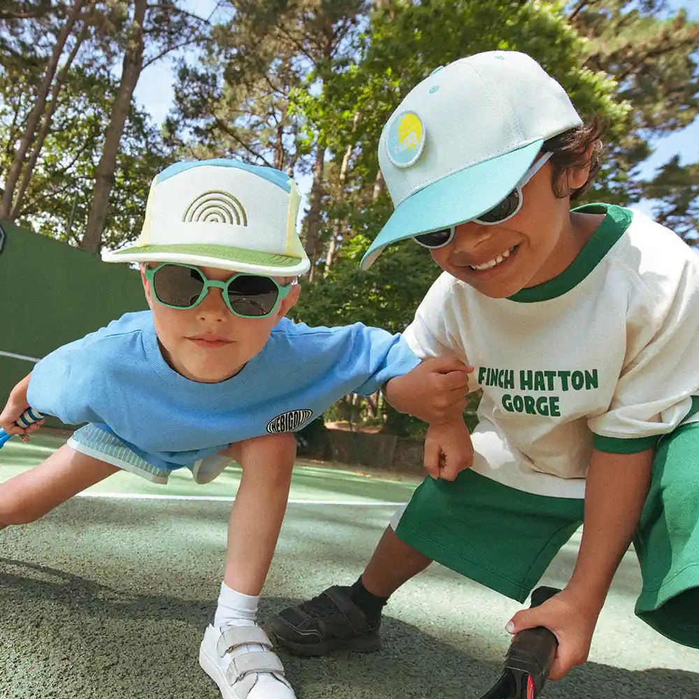 GAFAS FLEXIBLES DE PROTECCIÓN SOLAR (2 - 4 AÑOS) ·OOZZ LIGHT BLUE· - Happy Moments Baby