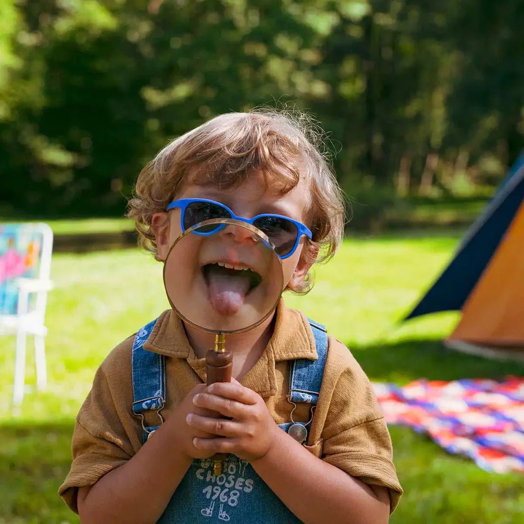 GAFAS FLEXIBLES DE PROTECCIÓN SOLAR (2 - 4 AÑOS) ·WAZZ BLUE INTENSE· - Happy Moments Baby