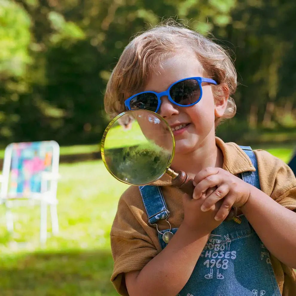 GAFAS FLEXIBLES DE PROTECCIÓN SOLAR (2 - 4 AÑOS) ·WAZZ BLUE INTENSE· - Happy Moments Baby