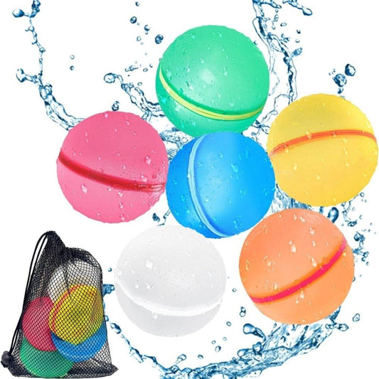 GLOBOS DE AGUA REUTILIZABLES SOPPYCID ·6UD CLASSIC TRANSLÚCIDOS· - Happy Moments Baby