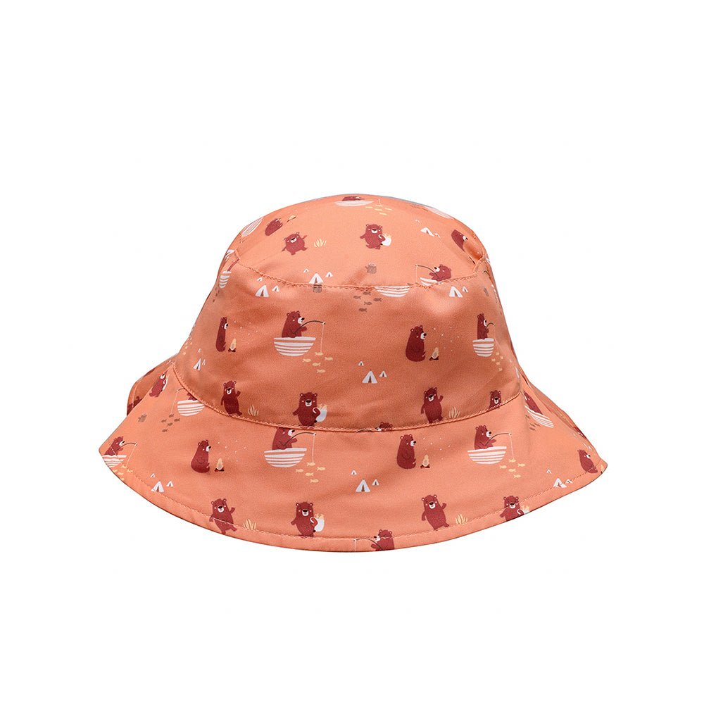 GORRO DE PLAYA REVERSIBLE TUTETE ·CAMPING· - Happy Moments Baby