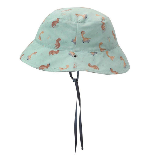 GORRO DE PLAYA REVERSIBLE TUTETE ·COOL DINOS· - Happy Moments Baby