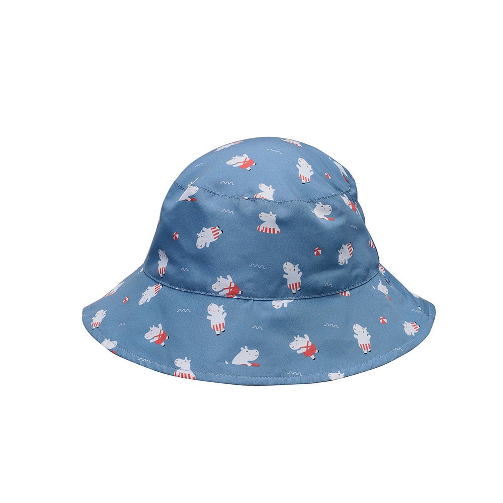 GORRO DE PLAYA REVERSIBLE TUTETE ·HIPPOS· - Happy Moments Baby