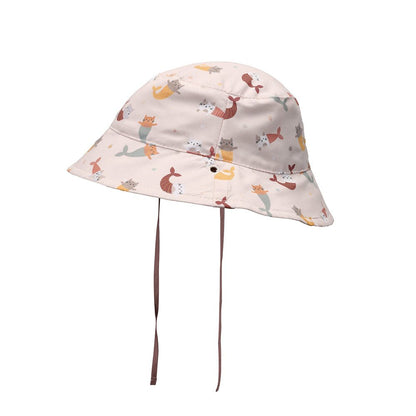 GORRO DE PLAYA REVERSIBLE TUTETE ·MERMAID CATS· - Happy Moments Baby