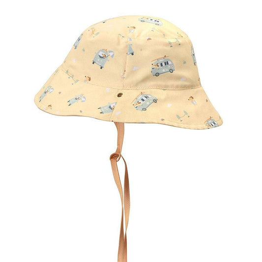 GORRO DE PLAYA REVERSIBLE TUTETE ·SURF VAN· - Happy Moments Baby