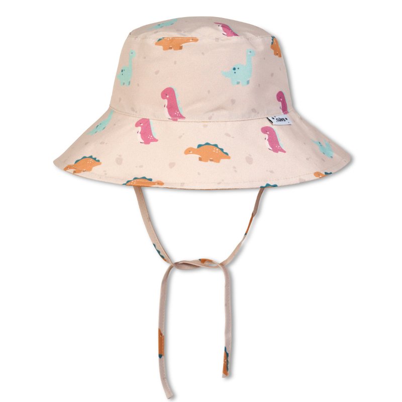 GORRO PROTECCIÓN SOLAR REVERSIBLE SARO ·DINOS· - Happy Moments Baby