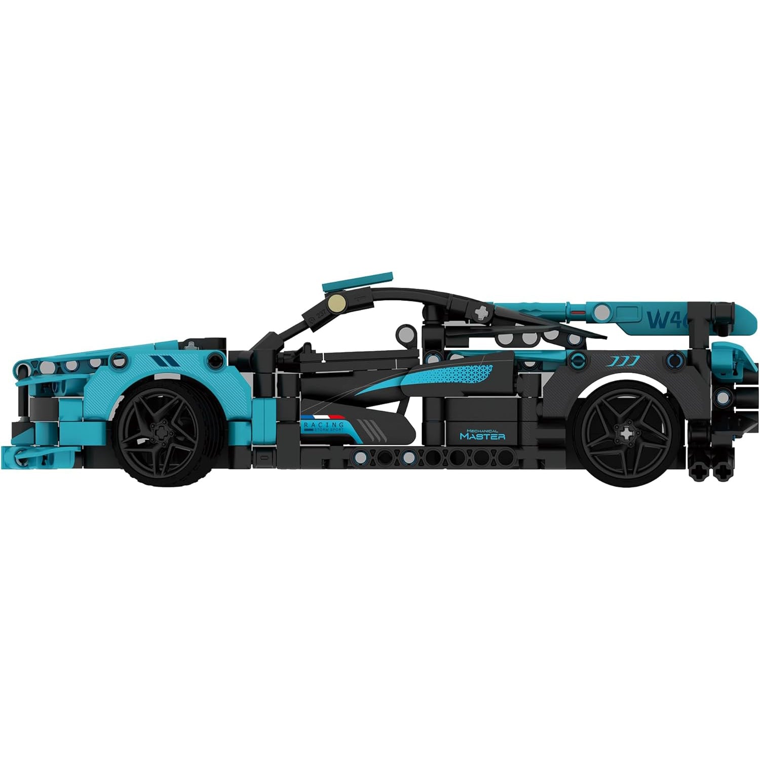 JUEGO CONSTRUCCIÓN IM.MASTER ·COCHE AZUL CON RADIO CONTROL 439 PIEZAS· - Happy Moments Baby