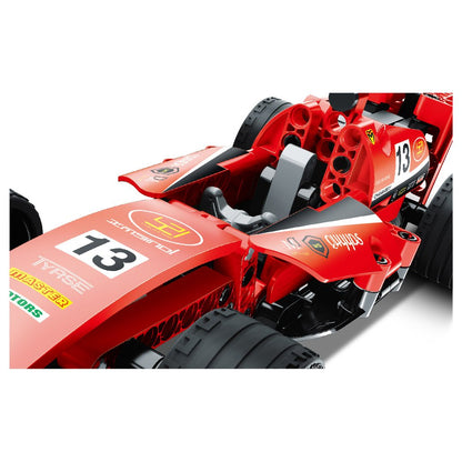 JUEGO CONSTRUCCIÓN IM.MASTER ·COCHE FÓRMULA 1 ROJO 150 PIEZAS· - Happy Moments Baby