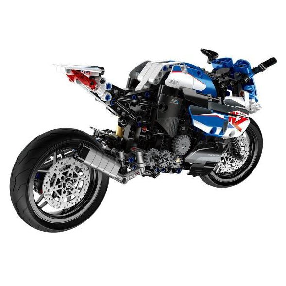 JUEGO CONSTRUCCIÓN IM.MASTER ·MOTOCICLETA AZUL 542 PIEZAS· - Happy Moments Baby