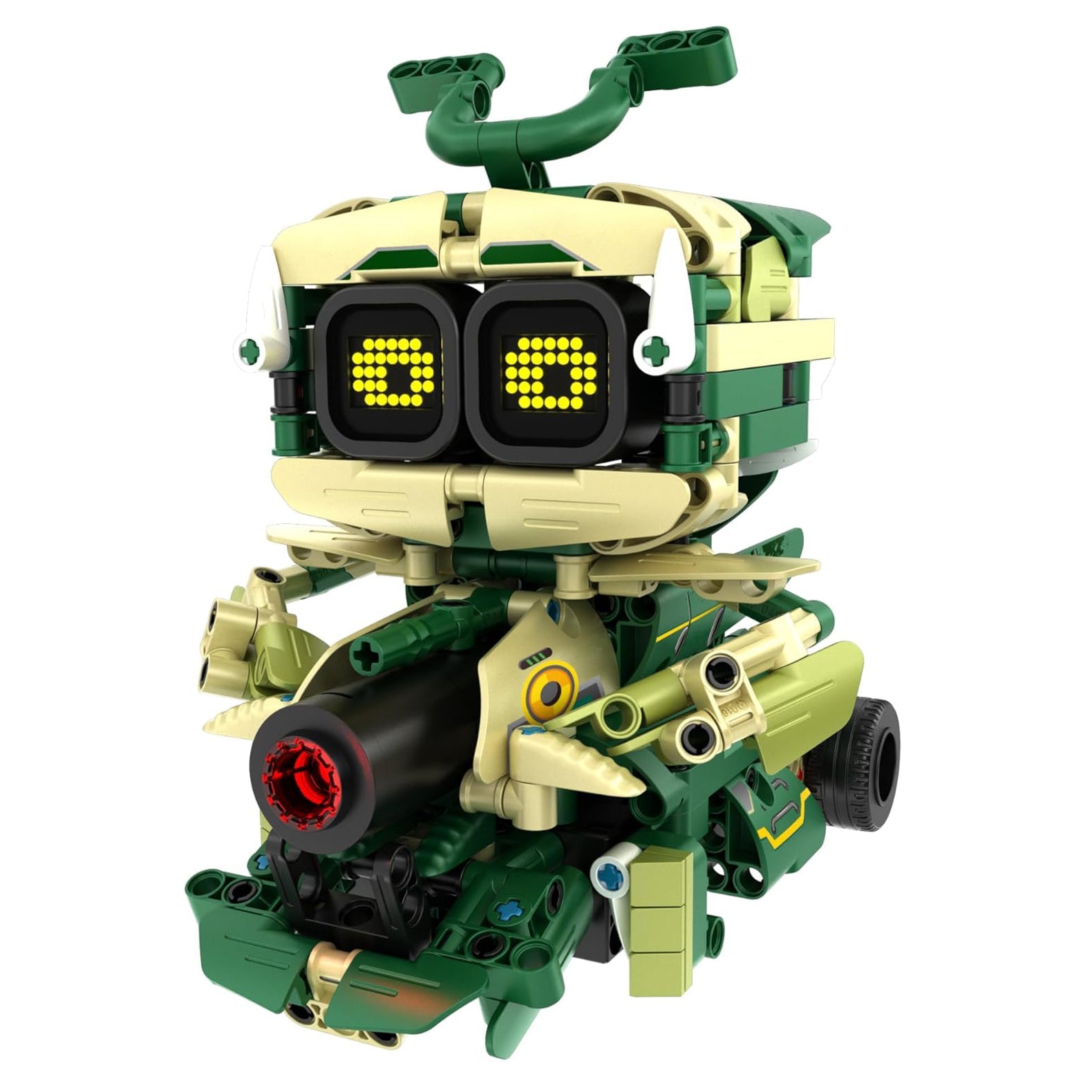 JUEGO CONSTRUCCIÓN IM.MASTER ·ROBOT VERDE CON PANELES 3 EN 1 513 PIEZAS· - Happy Moments Baby