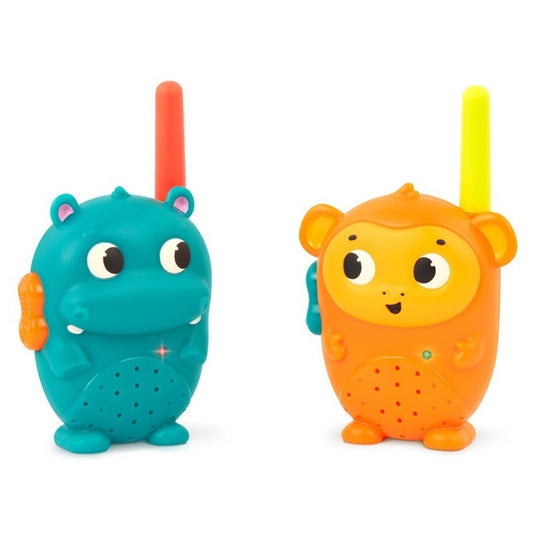 JUEGO DE 2 WALKIE TALKIES BTOYS ·HIPO Y MONO· - Happy Moments Baby