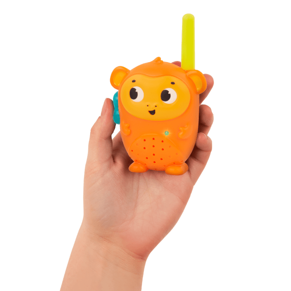 JUEGO DE 2 WALKIE TALKIES BTOYS ·HIPO Y MONO· - Happy Moments Baby