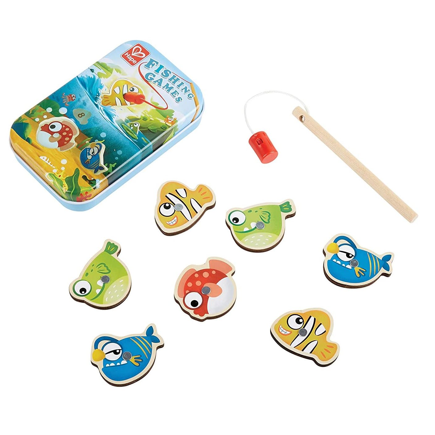 JUEGO DE BOLSILLO HAPE ·VAMOS DE PESCA· - Happy Moments Baby