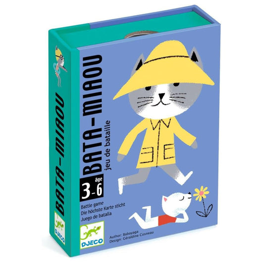JUEGO DE CARTAS DJECO ·BATA - MIAOU· - Happy Moments Baby