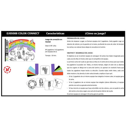 JUEGO DE CARTAS DJECO ·COLOR CONNECT· - Happy Moments Baby