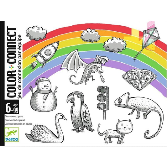 JUEGO DE CARTAS DJECO ·COLOR CONNECT· - Happy Moments Baby