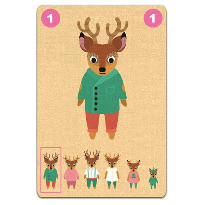 JUEGO DE CARTAS DJECO ·FAMILOU· - Happy Moments Baby
