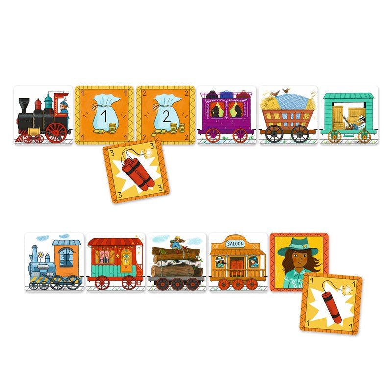 JUEGO DE CARTAS DJECO ·GOLDEN TRAIN· - Happy Moments Baby