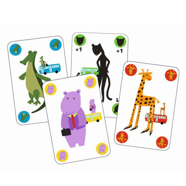 JUEGO DE CARTAS DJECO ·GORILLA· - Happy Moments Baby