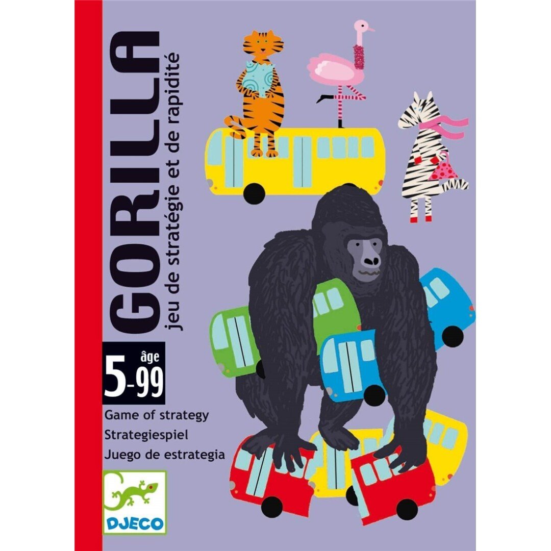 JUEGO DE CARTAS DJECO ·GORILLA· - Happy Moments Baby