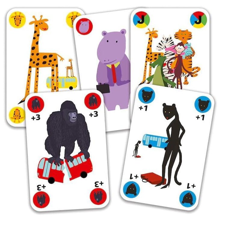 JUEGO DE CARTAS DJECO ·GORILLA· - Happy Moments Baby