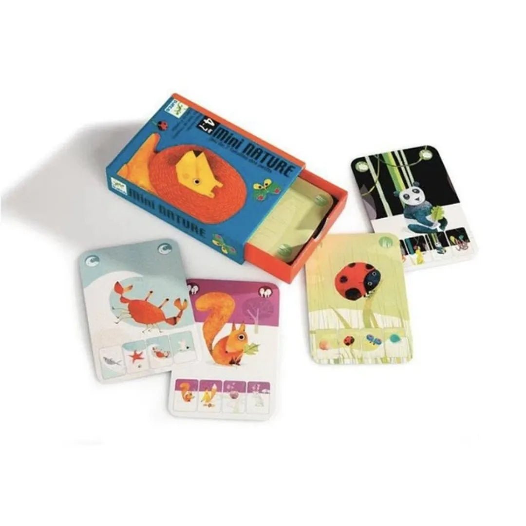 JUEGO DE CARTAS DJECO ·MINI NATURE· - Happy Moments Baby