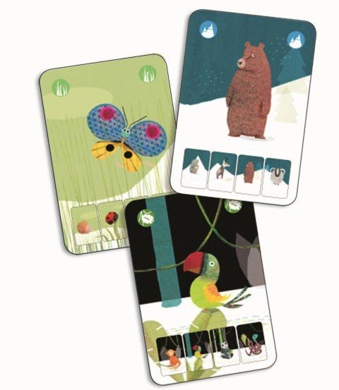 JUEGO DE CARTAS DJECO ·MINI NATURE· - Happy Moments Baby