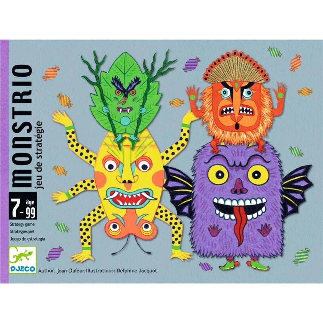 JUEGO DE CARTAS DJECO ·MONSTRIO· - Happy Moments Baby