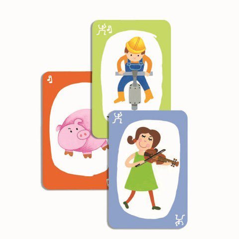 JUEGO DE CARTAS DJECO ·POUET! POUET!· - Happy Moments Baby