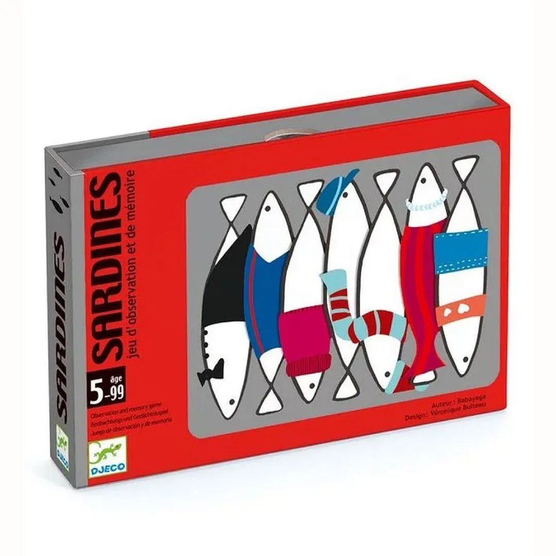 JUEGO DE CARTAS DJECO ·SARDINES· - Happy Moments Baby