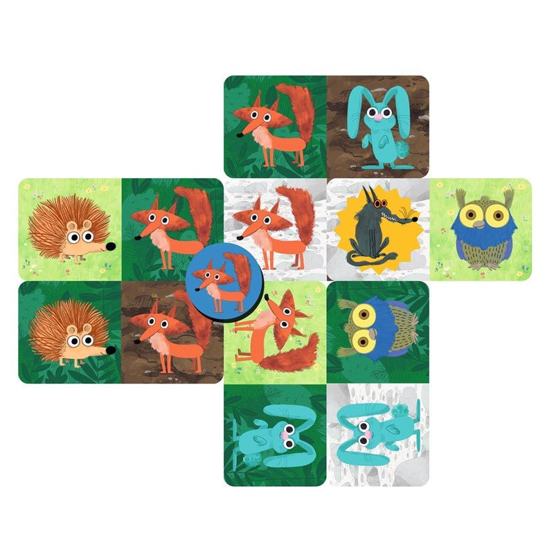 JUEGO DE CARTAS DJECO ·WOLF PANIC· - Happy Moments Baby