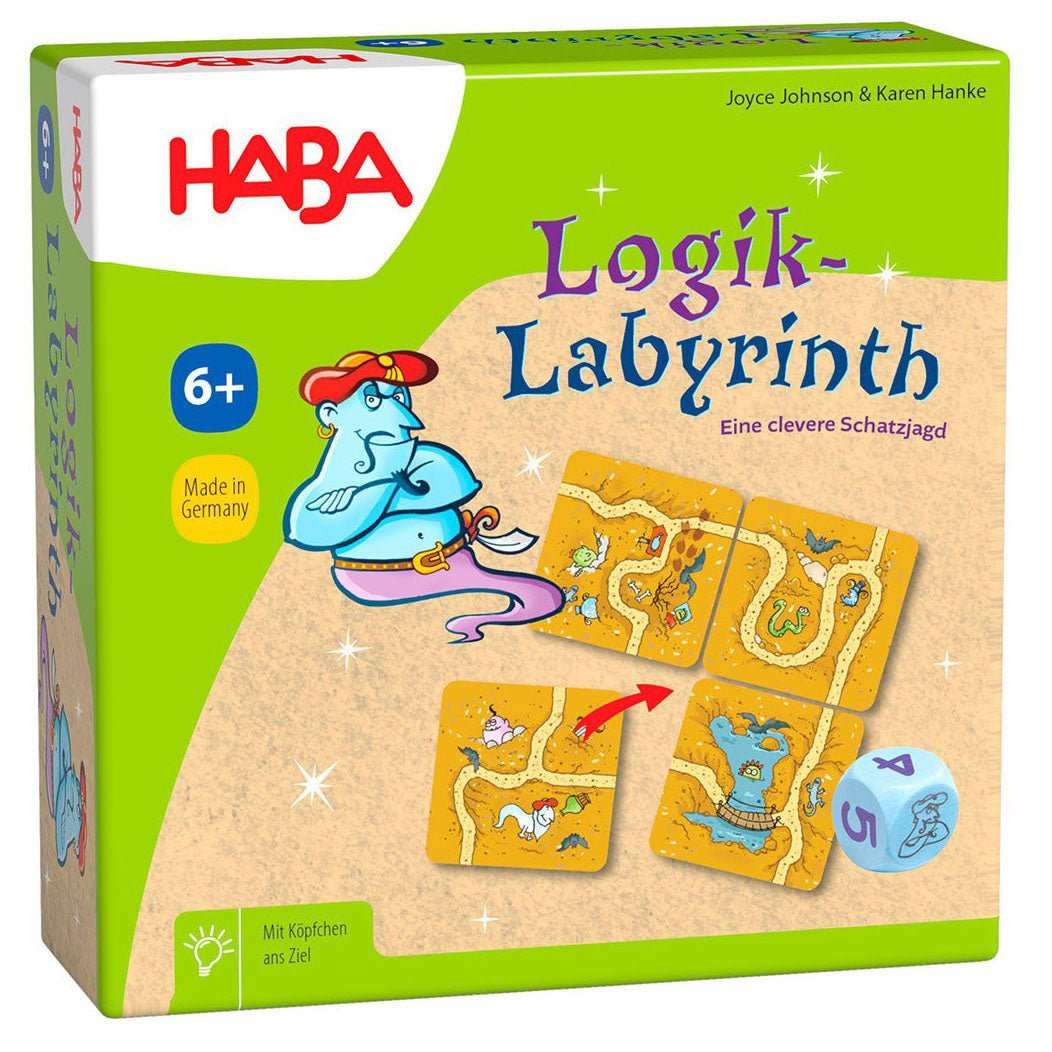 JUEGO DE CARTAS HABA ·LABERINTO DE LA LÓGICA· - Happy Moments Baby