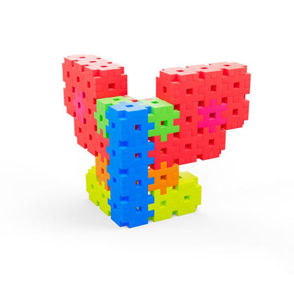 JUEGO DE CONSTRUCCIÓN BLOQUES MELI ·CAJA 250 PIEZAS BASIC NEÓN· - Happy Moments Baby