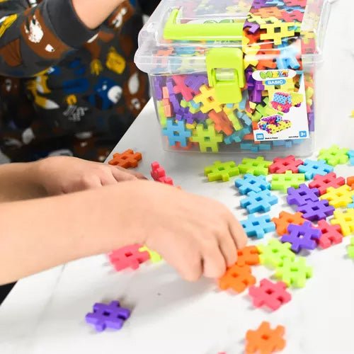 JUEGO DE CONSTRUCCIÓN BLOQUES MELI ·CAJA 500 PIEZAS BASIC· - Happy Moments Baby