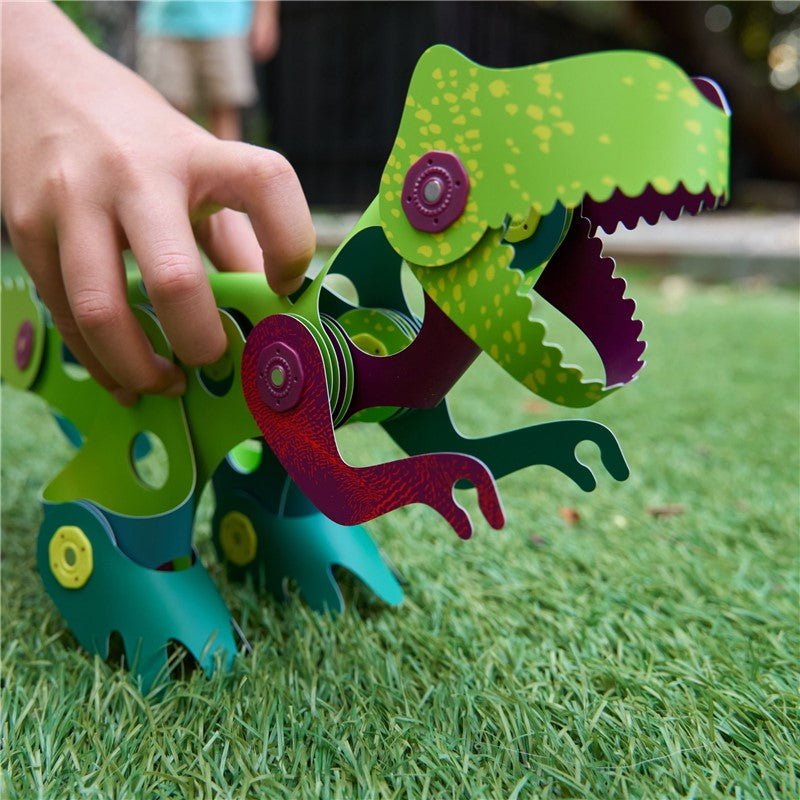 JUEGO DE CONSTRUCCIÓN MAGNÉTICO ·CLIXO DINO ADVENTURE PACK· - Happy Moments Baby