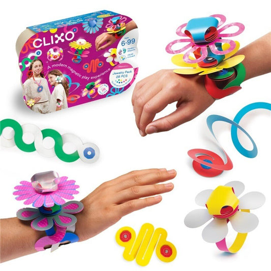 JUEGO DE CONSTRUCCIÓN MAGNÉTICO ·CLIXO JEWELERY· - Happy Moments Baby