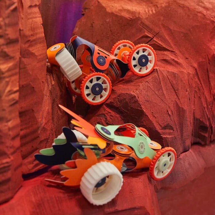 JUEGO DE CONSTRUCCIÓN MAGNÉTICO ·CLIXO MARS ROVERS PACK· - Happy Moments Baby