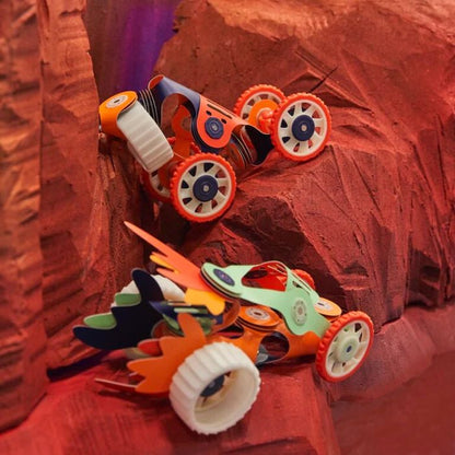 JUEGO DE CONSTRUCCIÓN MAGNÉTICO ·CLIXO MARS ROVERS PACK· - Happy Moments Baby